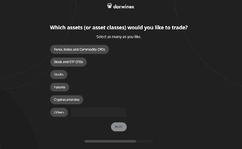 Select your trading preferences