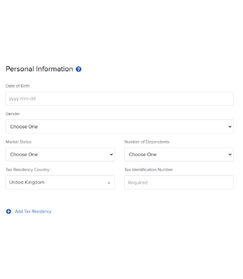 Submit your personal information