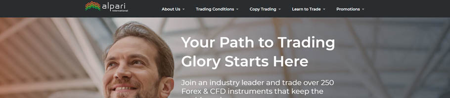 Alpari forex broker homepage