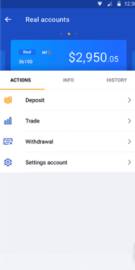 OctaFX broker app for mobile