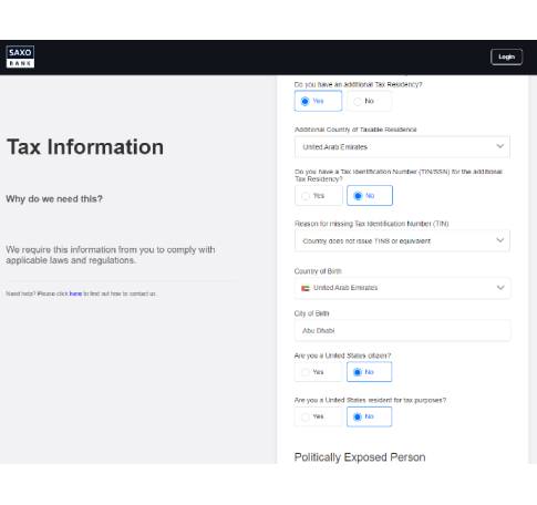 Submit your tax information