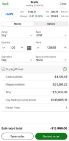 TD Ameritrade trading app